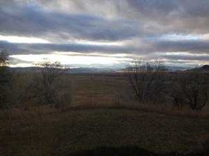 view from our MT house